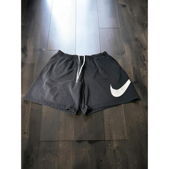 Nike Other - Nike Sweat Shorts Mens XXL Black Big Swoosh Fleece Gym Athletic Loungewear